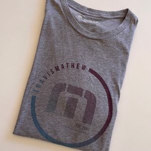 Travis Mathew logo tee